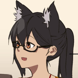 Illustrated Profile Picture of Iris Gataki, a mascot character of Akiko