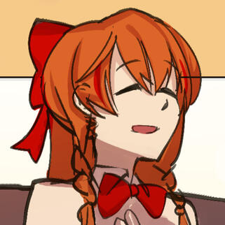 Illustrated Profile Picture of Iris Gataki, the main mascot character of Akiko