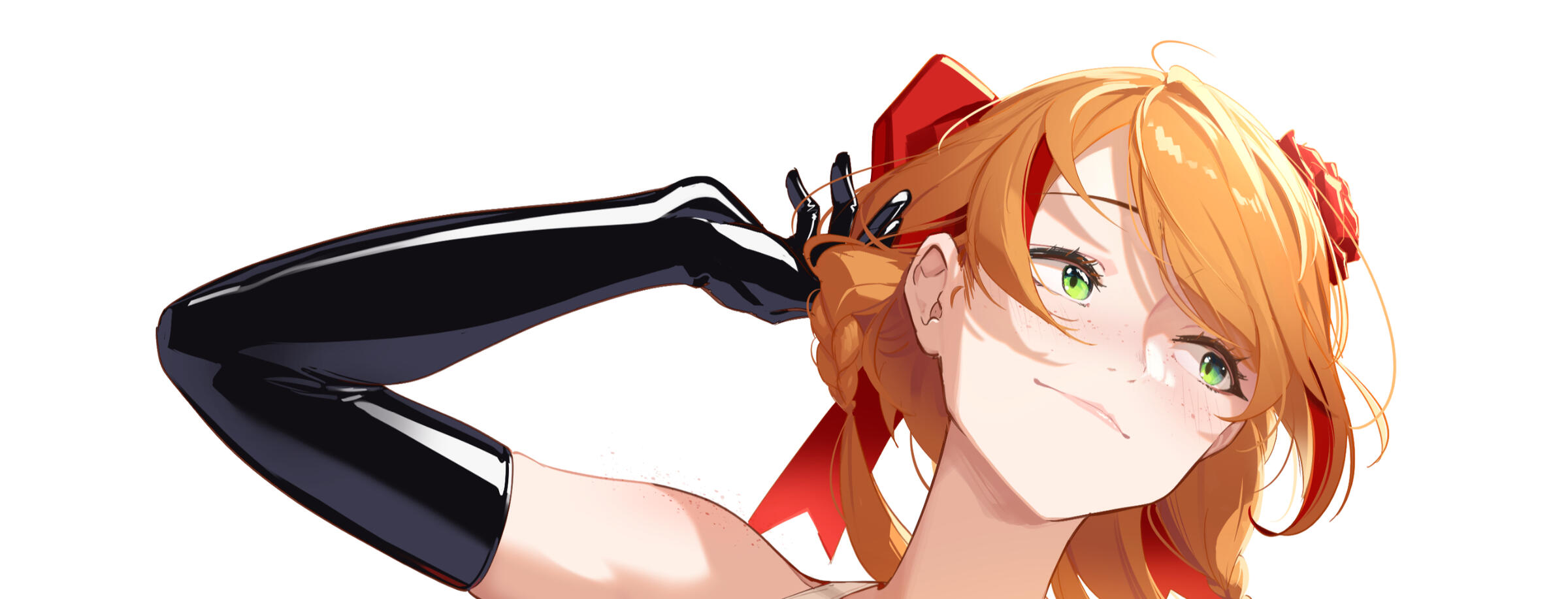 Anime Illustration of Elena & Neva de Haes two anime mascot characters of Akiko portrayed in sporty swimwear with two close up portraits on each side.